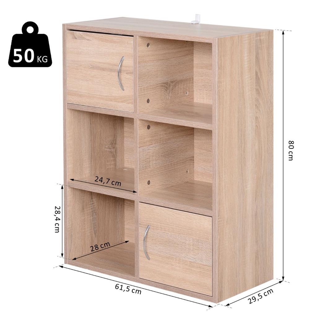Scaffale in legno 3 ripiani 88x65x30 cm 40 kg/ripiano acquista da OBI