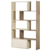 LIBRERIA SCAFFALE RIPIANI SALVASPAZIO IN LEGNO 141 X 29 X 176 CM BEIGE ROVERE