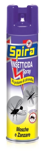 SPIRA SPRAY DA 400ML CONTRO MOSCHE E ZANZARE PROFUMATO