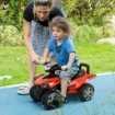 QUAD GIOCATTOLO PER BAMBINI 18-36 MESI CON LICENZA GOODYEAR ROSSO E NERO