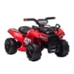 QUAD ELETTRICO PER BAMBINI CON BATTERIA RICARICABILE 6V 18-36 MESI ROSSO