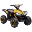 QUAD ELETTRICO PER BAMBINI 12 V ETÀ 3-5 ANNI GIALLO