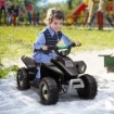 QUAD PER BAMBINI ELETTRICO CON BATTERIA RICARICABILE 6V NERO