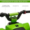 QUAD PER BAMBINI ELETTRICO CON BATTERIA RICARICABILE 6V VERDE