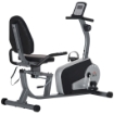 CYCLETTE ORIZZONTALE RECUMBENT CON 8 LIVELLI SCHERMO LCD E SEDUTA REGOLABILE 122-137X62X103 CM