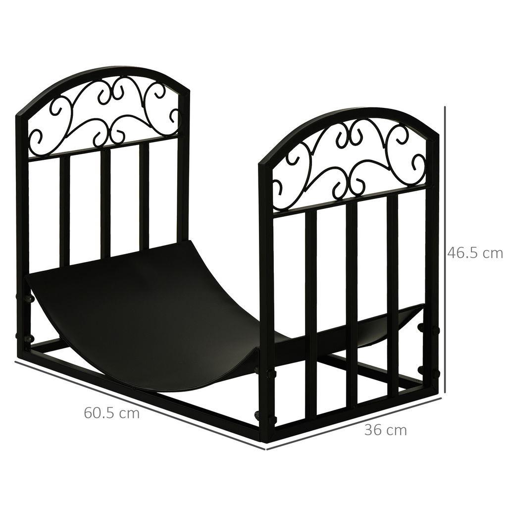 ODEROL Set Presepe Da Esterno In Metallo Con Base In Legno - Decorazione Natalizia Nera 11,8 Cm