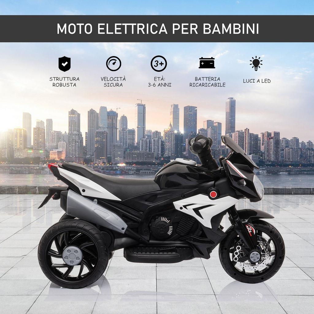 Moto Elettrica per Bambini Moto Poket 6V colore Blu