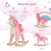 CAVALLO A DONDOLO PER BAMBINI 36-72 MESI ROSA