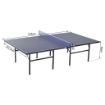 TAVOLO PING PONG PIEGHEVOLE IN LEGNO MDF E ACCIAIO 152.5 X 274 X 76 CM