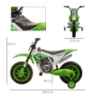 MOTO DA CROSS ELETTRICA PER BAMBINI DA 3-5 ANNI VERDE