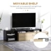 MOBILE TV 32"-65" CON RIPIANO RIMOVIBILE E ARMADIETTO CON ANTA RIBALTABILE