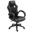 SEDIA DA UFFICIO STILE GAMING NERO