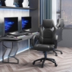 SEDIA DA UFFICIO STILE GAMING NERO