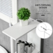 COLONNA DA BAGNO CON 2 RIPIANI E 2 ARMADIETTI 15.2X29.8X118 CM BIANCO