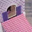 CASA DELLE BAMBOLE IN LEGNO PER BAMBINI 3+ ANNI CON 12 ACCESSORI ROSA