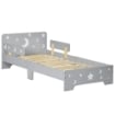 LETTO PER BAMBINI 3-6 ANNI CON STELLE E LUNA 143 X 76 X H49 CM