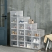 MOBILE SCARPIERA RETTANGOLARE IN PLASTICA PER SCARPE MAX 43 EU VESTITI E LIBRI