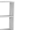 GAIA SCAFFALE LIBRERIA IN LEGNO A 4 RIPIANI 40 X 24 X H137 CM IN COLORE BIANCO