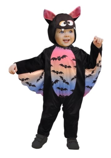 COSTUME HALLOWEEN BABY BAT PER BAMBINI TAGLIA 2-3 ANNI