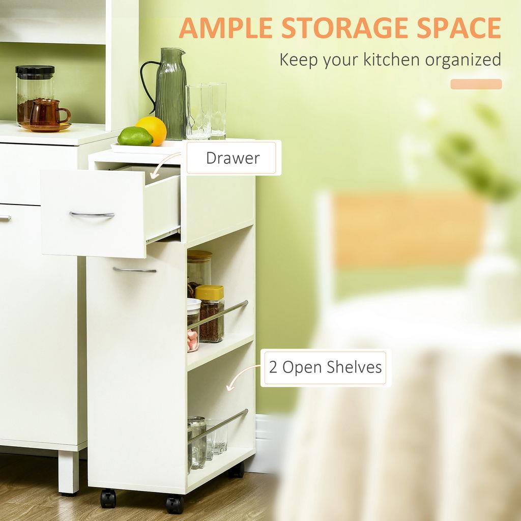 Furinno Luder Libreria a 2 ripiani aperti, verde/bianco
