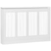 COPRITERMOSIFONE A DOGHE IN MDF E ACCIAIO 120X18X84CM BIANCO