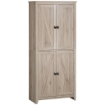 MOBILE CUCINA A 4 ANTE CON MENSOLE REGOLABILI IN LEGNO 80X40X182CM