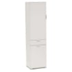 ARMADIO BASIC CON 2 ANTE E 1 CASSETTO BIANCO 45 X 38 X H174 CM