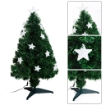 ALBERO DI NATALE IN PVC E FIBRA OTTICA CON 12 LED 90CM CON 90 RAMI
