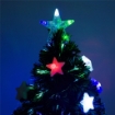 ALBERO DI NATALE IN PVC E FIBRA OTTICA CON 12 LED 90CM CON 90 RAMI