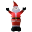 BABBO NATALE GONFIABILE LUMINOSO CON LUCI LED 80X40X120CM