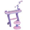 PIANOLA PER BAMBINI A 37 TASTI CON SGABELLO E MICROFONO