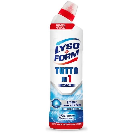 LYSOFORM GEL WC TUTTO IN 1 FORMATO DA 750ML OCEAN