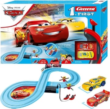 PISTA A BATTERIA CARS FRIENDS RACE CON 2 CONTROLLER E MACCHININE