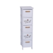 MOBILE BIANCO WELCOME CON 5 CASSETTI, DIMENSIONI COMPATTE  