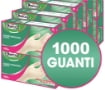 1000 MAURY'S GUANTI IN LATTICE TALCATI TAGLIA M 10X100PZ