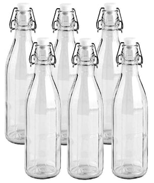 500 ml Bottiglie di Vetro Nocturne HGK con tappo in PE – glasfactory