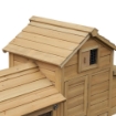 POLLAIO PREFABBRICATO IN LEGNO PER 2 GALLINE PER GIARDINO