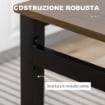 SET DA PRANZO DA 5 PEZZI CON 1 TAVOLO RETTANGOLARE 100X63X76.5 CM E 4 SEDIE