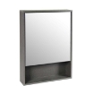 SPECCHIERA DA BAGNO A MOBILETTO IN COLORE GRIGIO 45X12X63 CM