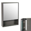 SPECCHIERA DA BAGNO A MOBILETTO IN COLORE GRIGIO 45X12X63 CM