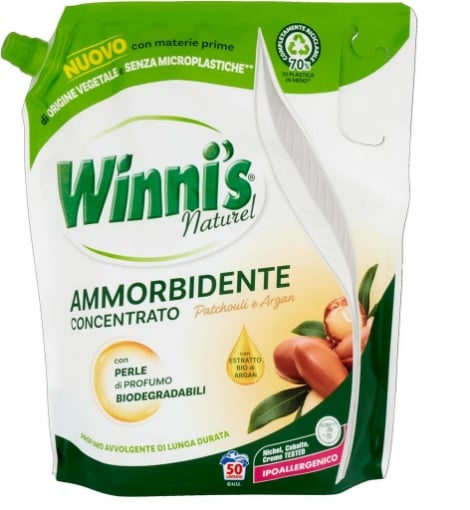 WINNI'S RICARICA AMMORBIDENTE CONCENTRATO PATCHOULI E ARGAN DA 1250 ML OKX