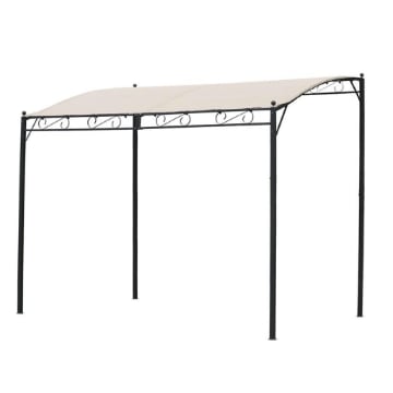 GAZEBO PERGOLA AUTOPORTANTE CON STRUTTURA IN ACCIAIO 3 X 4 MT