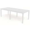 TAVOLO INDO DA ESTERNO 220X90XH72 IN COLORE BIANCO