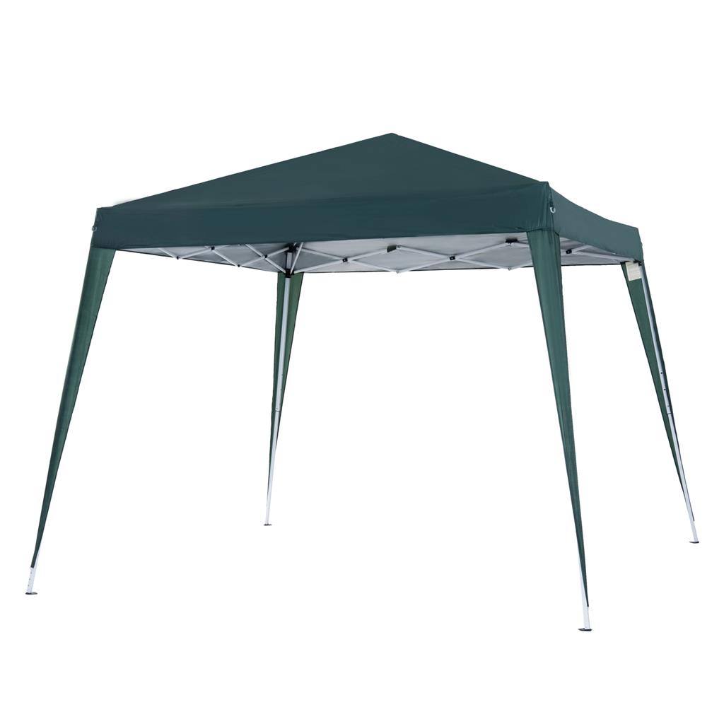 Gazebo Pieghevole MasterCanopy 3x3m Grigio Scuro | Tenda Pop-up Con Parete Laterale E Borsa - 3