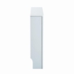 COPRITERMOSIFONE IN LEGNO A GRIGLIA BIANCO, 78X82X19CM