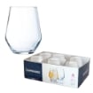 SET 6 BICCHIERI VINETIS DA 40CL IN VETRO TRASPARENTE OKX