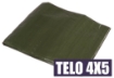 MAURY'S TELONE 4X5MT PER COPERTURA IN POLIETILENE LEGGERO OCCHIELLATO ANTISTRAPPO VERDE