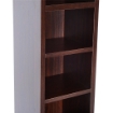 MOBILETTO COLONNA LIBRERIA DA PARETE CON MENSOLE IN LEGNO, MARRONE, 21X20X175CM