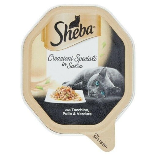 SHEBA PATÈ GATTO CLASSIC TACCHINO POLLO VERDURE 85 GR