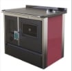 CUCINE STUFE PRESTIGE COLORE NERO-ROSSO 92 X 65 X H85 CM